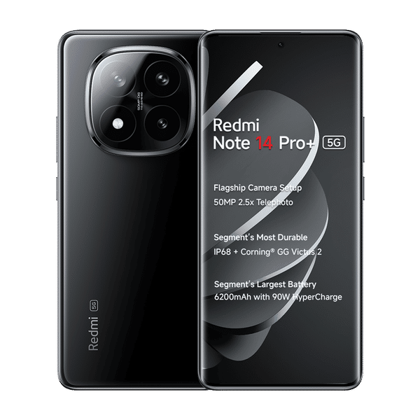 Buy Redmi Note 14 Pro Plus 5G (8GB RAM, 128GB, Titan Black